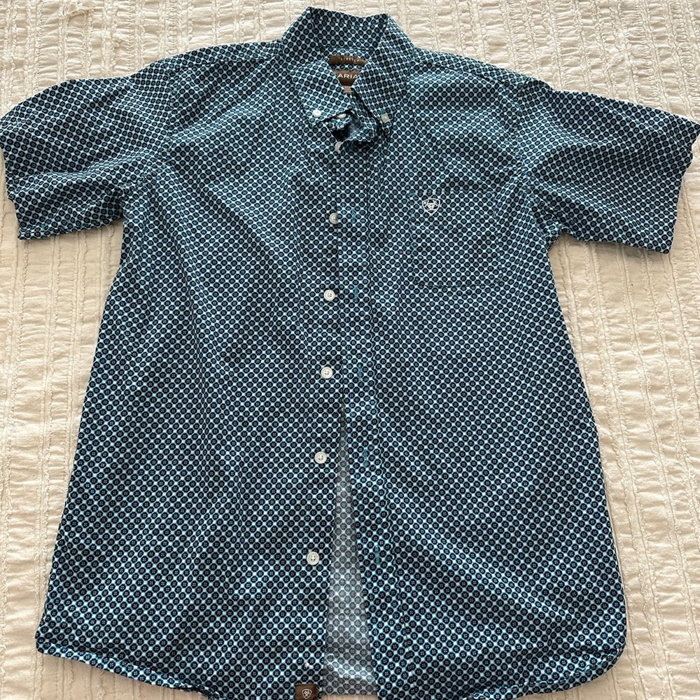 Boy’s Ariat Button up- never worn.